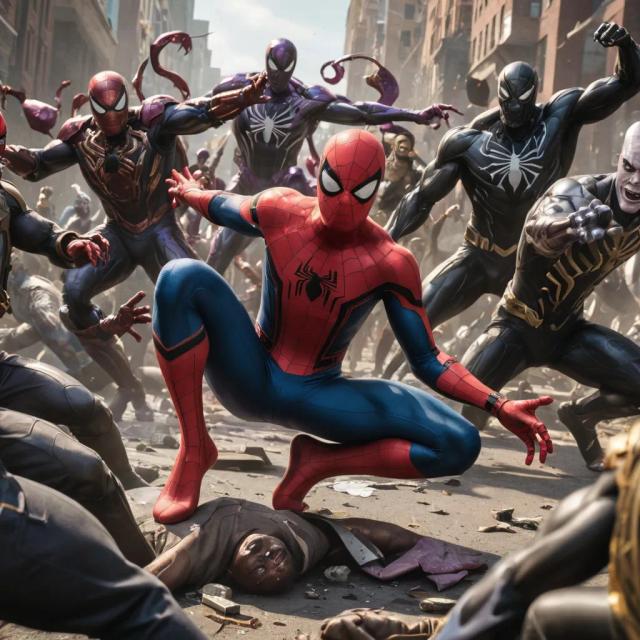 spider-man-art template 3