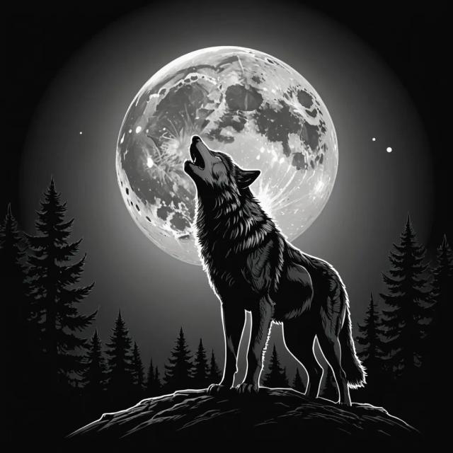 vector-black-white template 1