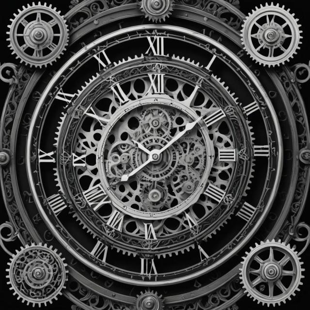 vector-black-white template 3