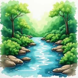 Trình tạo tranh màu nước placeholder