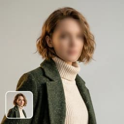 Làm mờ khuôn mặt placeholder